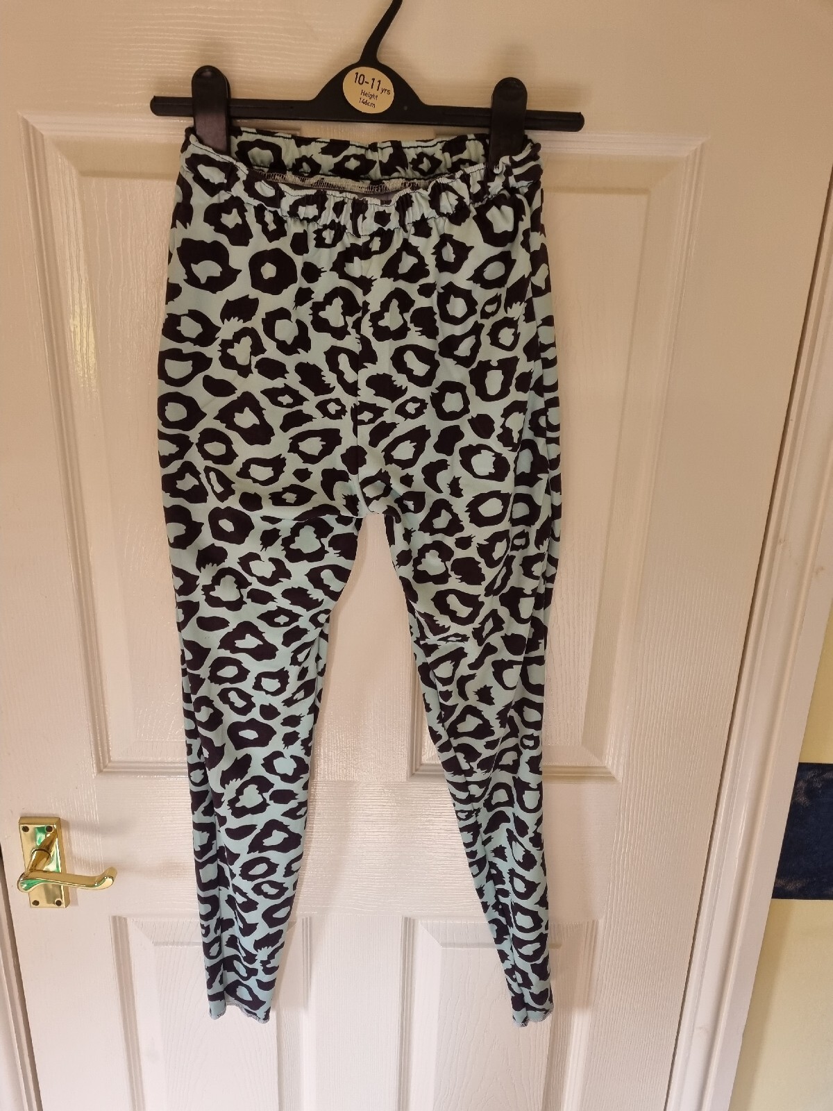 FILA Leggings da canottaggio stampa leopardata taglia small