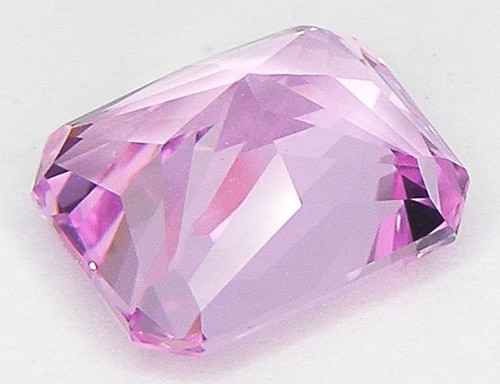 4.50CT. EXCELLENT CUT RADIANT 10x8 MM. BEAUTIFUL SWEET PINK SAPPHIRE LAB GEM - Picture 2 of 2