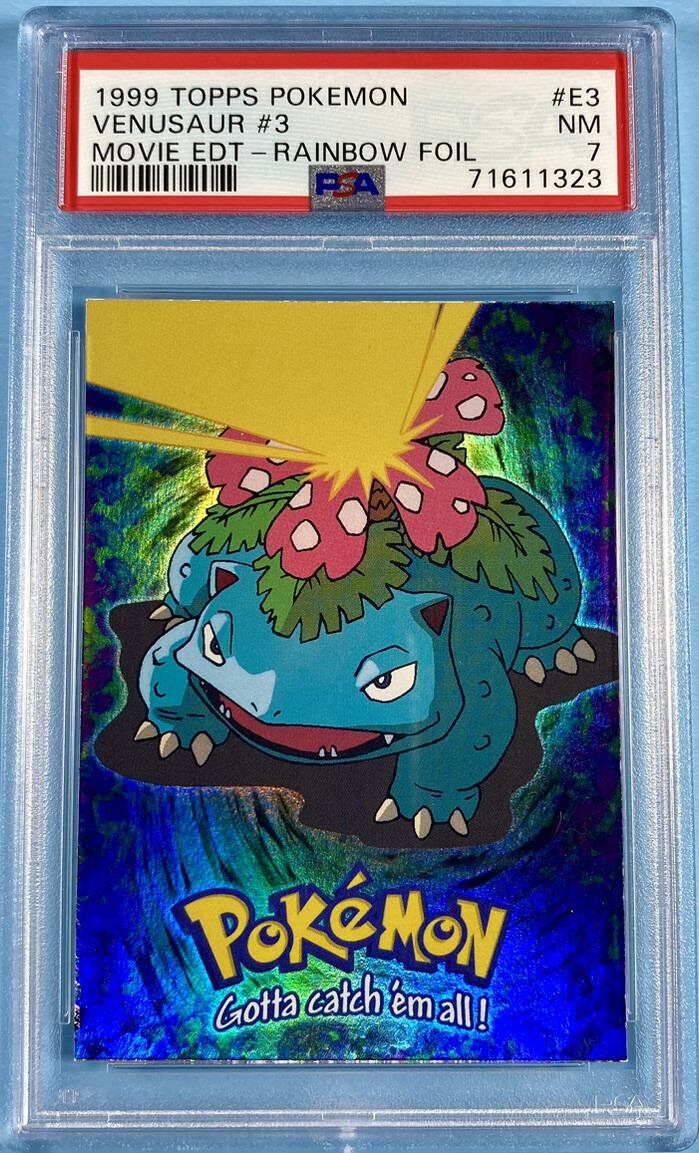 Topps VENUSAUR フシギバナ #03 Pokemon 1999 TV 1999 Topps Pokemon TV Animation Series 1 - Venusaur #03