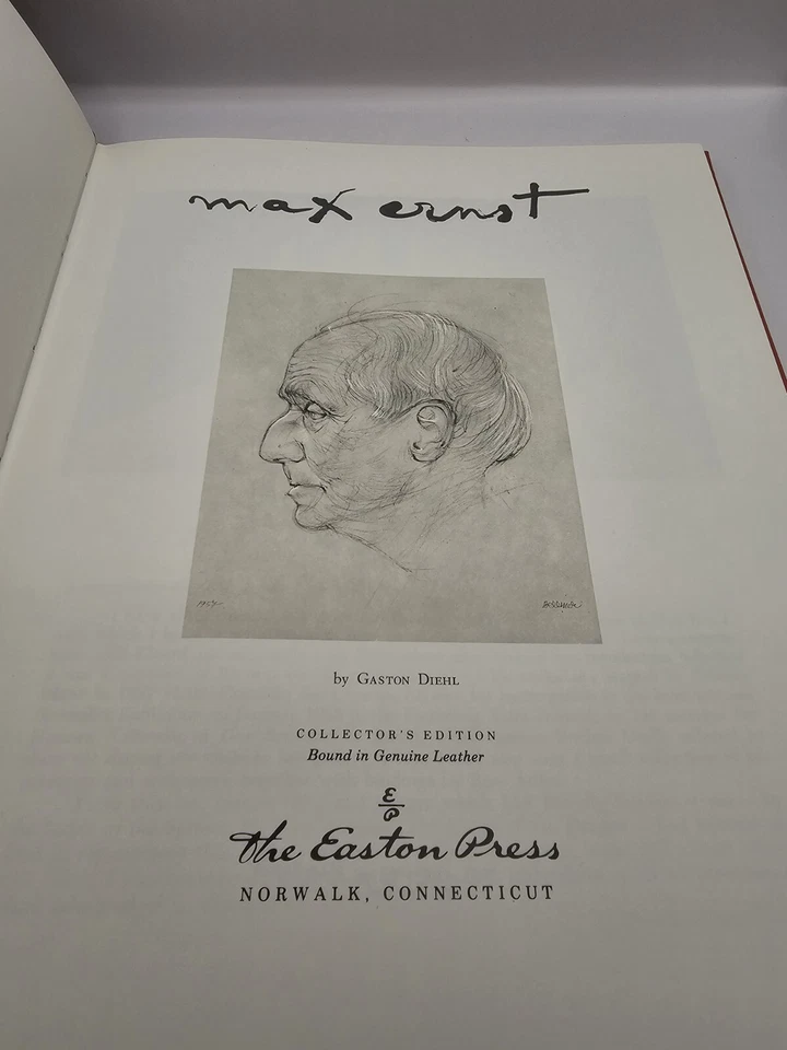 MAX ERNST Leather Bound EASTON PRESS  Diehl, Gaston 1985 Foto 2 de 4