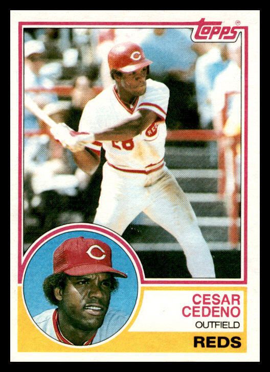 1983 Topps Cesar Cedeno #475 Cincinnati Reds | eBay