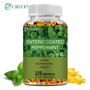 Menthe poivrée enrobée d'entérique 50mg - Santé gastro-intestinale, soutien digestif