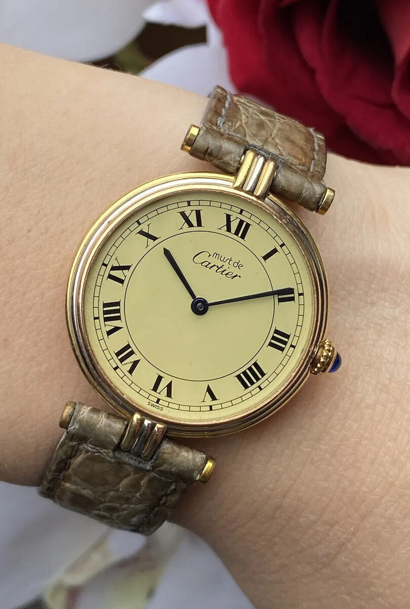 Cartier Must De Vendome Trinity Watch 81003 Quartz Solid Cartier Must De Vendome Trinity Watch 81003 Quartz Solid