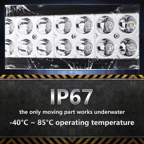 22" 280W LED Work Light Bar & 4" Cube Pods Offroad Truck For Jeep GMC Sierra ATV - Picture 7 of 12