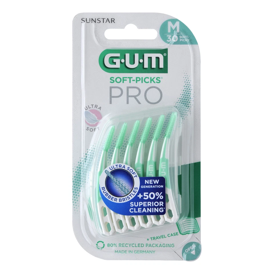 SUNSTAR GUM SoftPicks Pro - 30 Scovolini Interdentali Taglia Medium