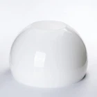 Halbkugel Ersatzglas 250mm 300mm Glas Schirm Aufnahme 100mm 120mm weiß opal
