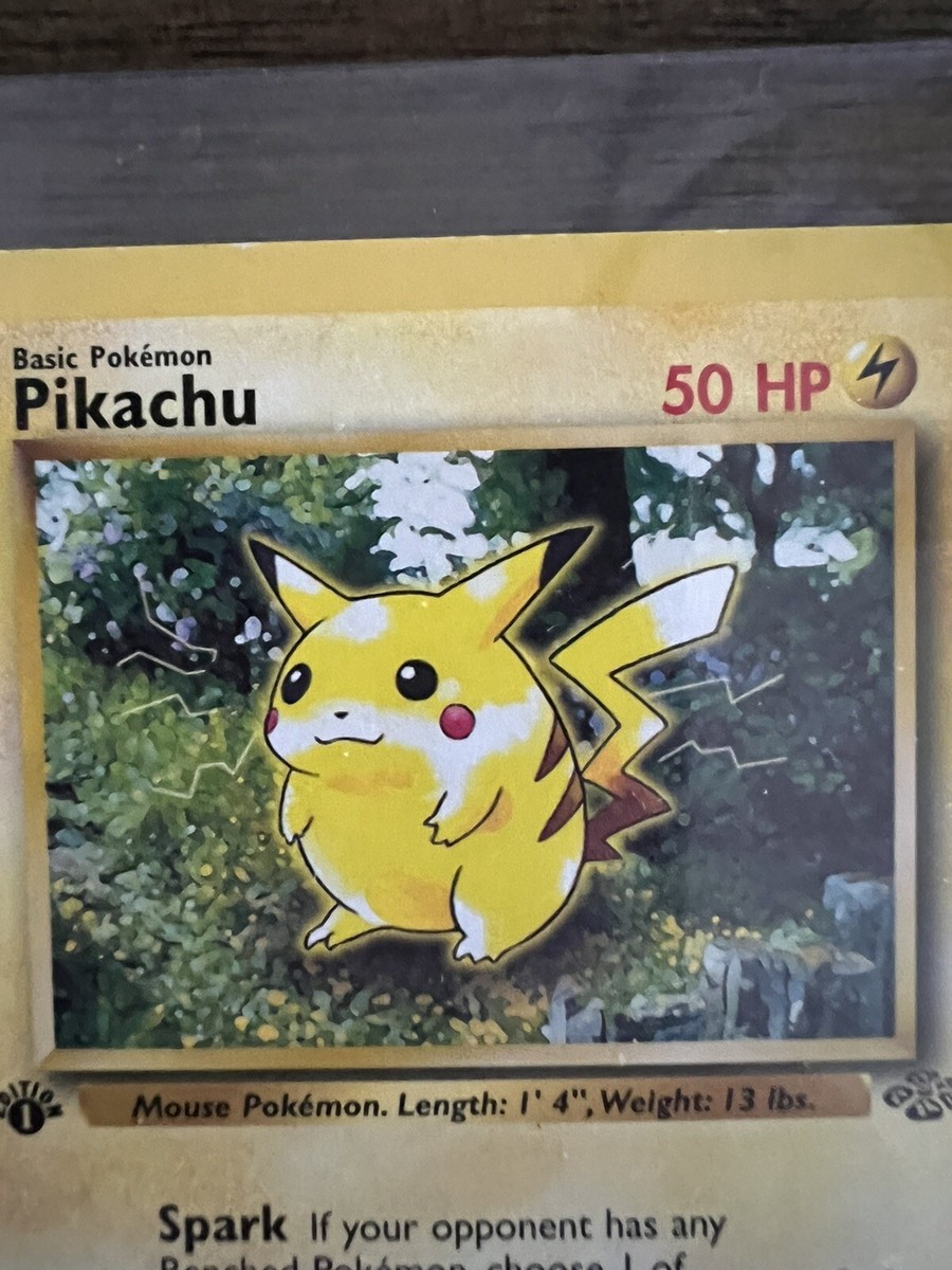 Pokemon Card VERY RARE, Pikachu Spark Basic Pokemon 50 HP, LV14