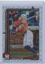 2025 Topps Celebration Confetti Foil Parallel #260 Jose Altuve Houston Astros