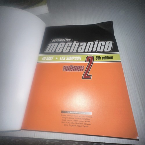 Automotive Mechanics Ed May Les Simpson 8th Edition Volume 1 & 2 Bundle Paperbac - 第 15/22 張圖片