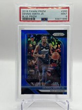 dennis smith jr 2018 Panini Prizm blue prizm psa 9 SSP /199