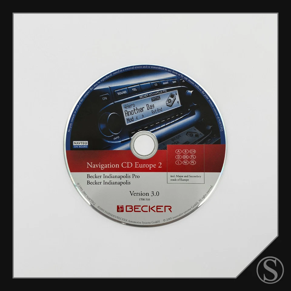 Becker Navigation CD Europe 3.0 Navigationssoftware 1700.480 Indianapolis Pro - Bild 3 von 4