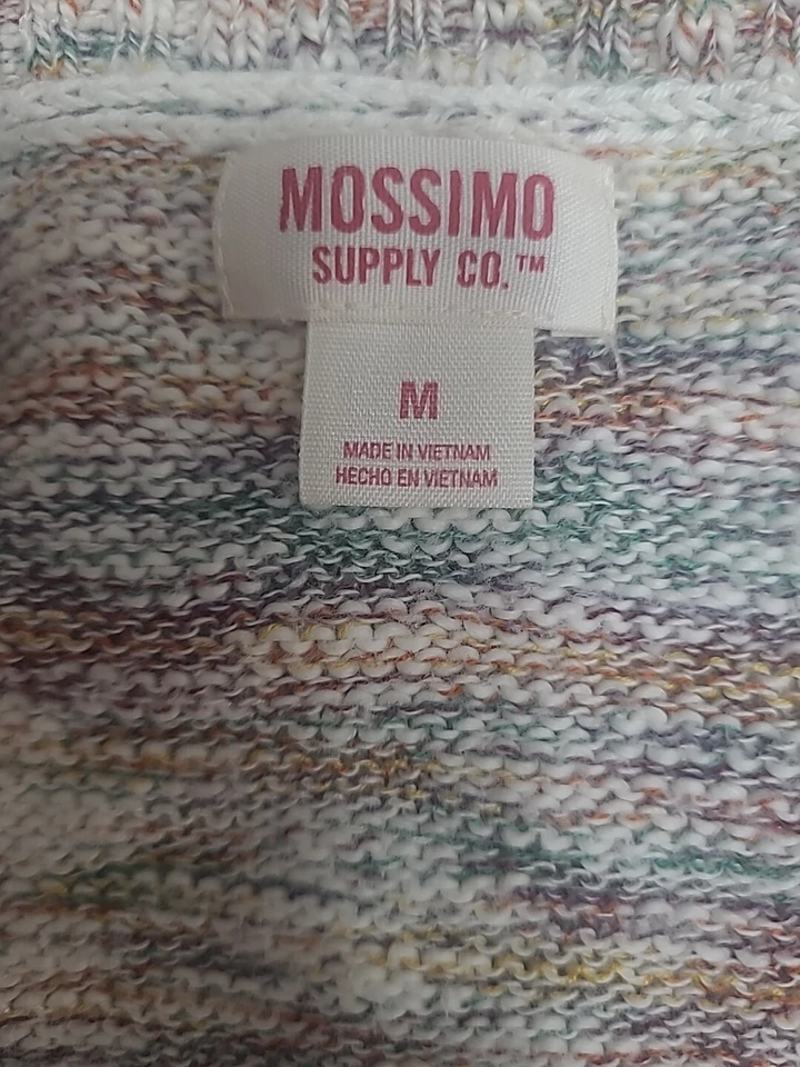 Cárdigan abierto Mossimo para mujer talla mediana multicolor Foto 4 de 4