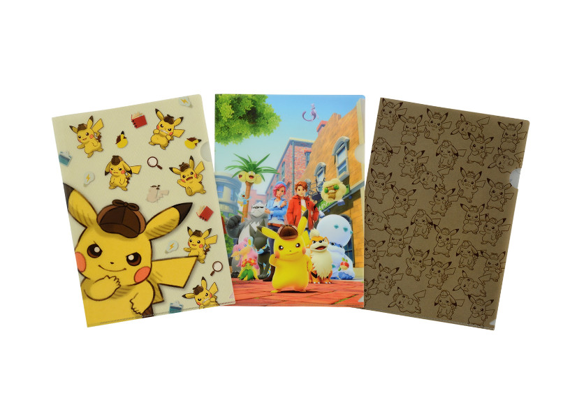 Переключатель покемонов Детектив Пикачу возвращает набор из 3 прозрачных файлов формата А4
