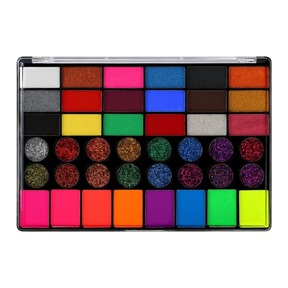 Face Painting Kit For Kids 42 Colors Water Based Quick Dry Non-Toxic Face Paint - Image 3 of 4