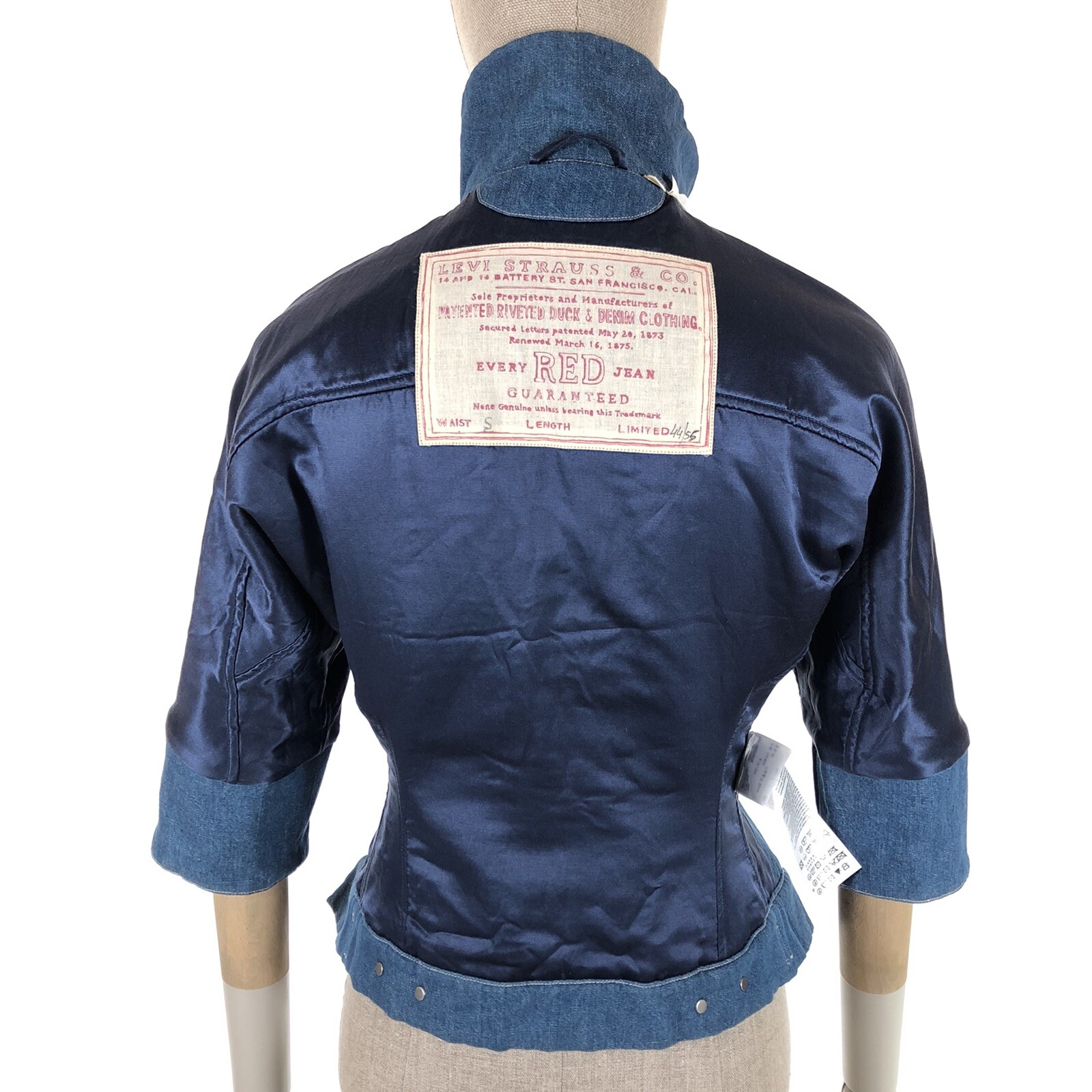 Vintage LEVIS RED Archive Collection LVC Kimono Sleeve Coat Denim Jacket  Size S