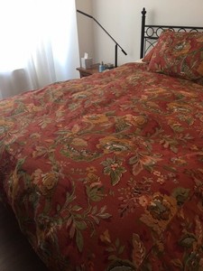 Pottery Barn Vanessa Qn Duvet Cover Pleated Bed Skirt 1 Sham