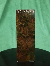 Stabilized Turkish walnut block - knife handle gun grips pen making #658