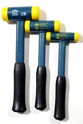 WIHA, 80290, 3 pc DEAD BLOW HAMMER SET,  (30 mm, 40 mm, 50 mm)     B685