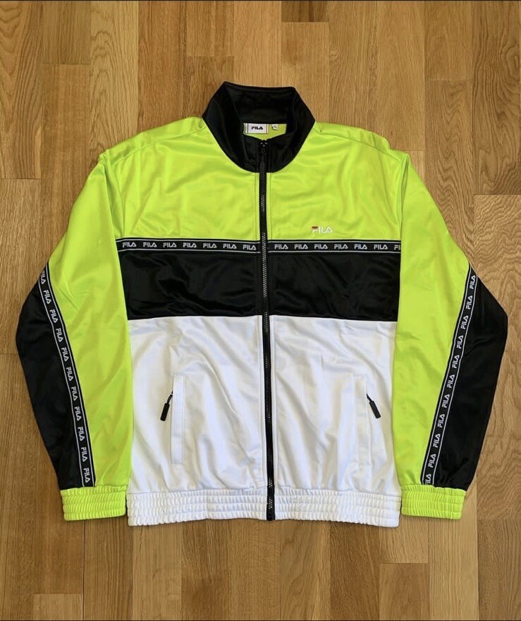 FILA Hachiro Giacca da Track Verde Lime