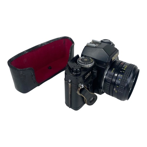 Vintage Ricoh XR7 35mm SLR Film Camera with three lens 50mm, 80mm, 210mm TESTED - Picture 8 of 23