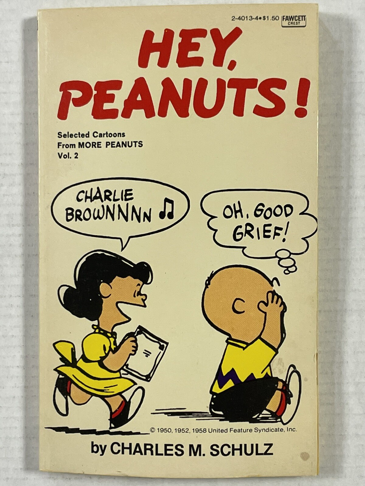 Hey Peanuts by Charles M Schulz - Paperback Comic Book
