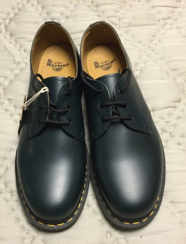 Dr Martens Oxford Shoes, Blue Smooth Leather 26226 US Men’s Size 13, UK 12