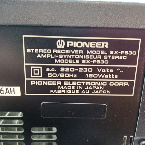 Pioneer SX-P530 Stereo Receiver PDC-P530 Tape/CD Mini-Tower ** TAPE NEEDS REPAIR - Foto 13 di 19