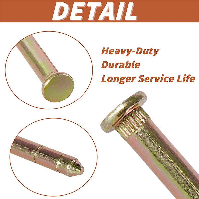 Door Hinge Pins & Pin Bushing Kit Replacement For Ford F150 F250 F350