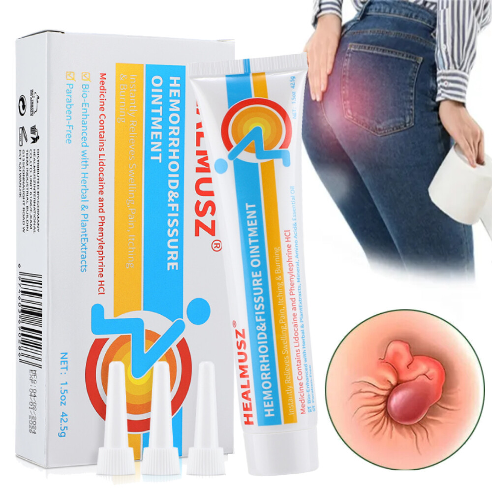 Herbal Hemorrhoids External Anal Fissure Treatment Ointment Cream