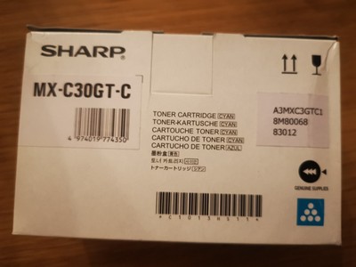 Sharp original TONER MX-C30GT-C MXC30GTC MX-C30GTC Cyan C301W C303W C304W 