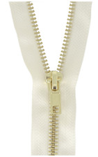 Milward Brass Jeans Zip ? 20cm Durable Metal Zipper by Galedi Pins