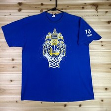Camiseta Golden State Warriors Para Hombre XL Azul Adobe Camisa Manga Corta