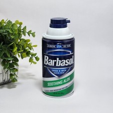 Barbasol - Thick and Rich Shaving Cream With Soothing Aloe 10 oz 283g 
