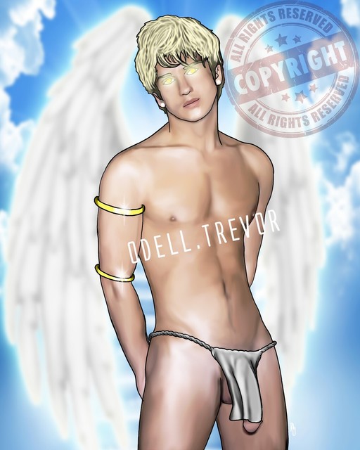 Art Print Myths & legends Angel Male Nude/Male Underwear Gay Interest Art Print Myths & legends Angel Male Nude/Male Underwear Gay Interest