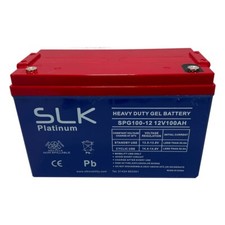 PAIR x 12v 100AH SLK PLATINUM EXTRA HEAVY DUTY GEL MOBILITY SCOOTER BATTERIES