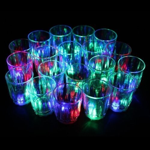 24 PCS Light Up Shot Glasses for Party Favors Adults Guests Kids Party Cups Led