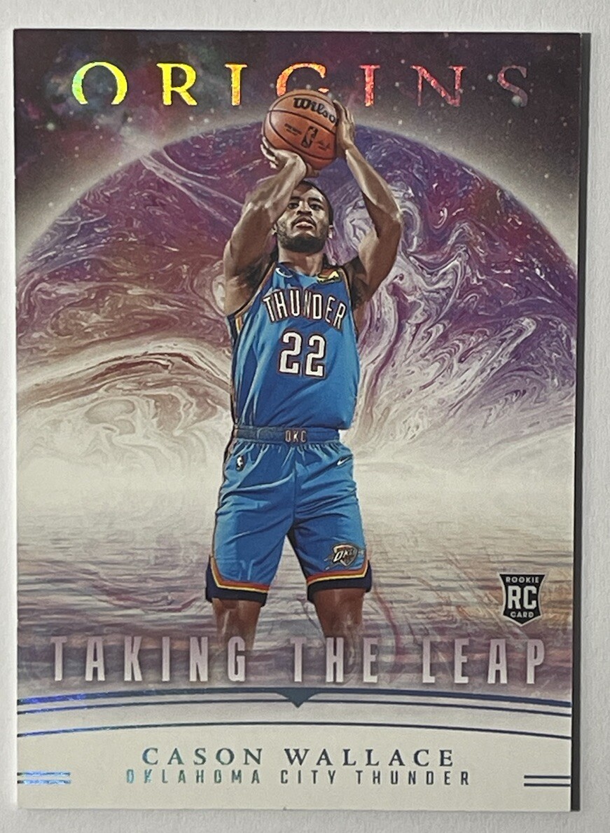 Cason Wallace RC Taking the Leap Insert 2023-24 Panini Origins