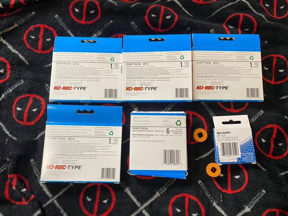 4 x cinta talla 301c + Lift-Off Sharp PA3000 PA3100 PA3130 PA4000 Sigma SM-8400 Foto 2 de 2