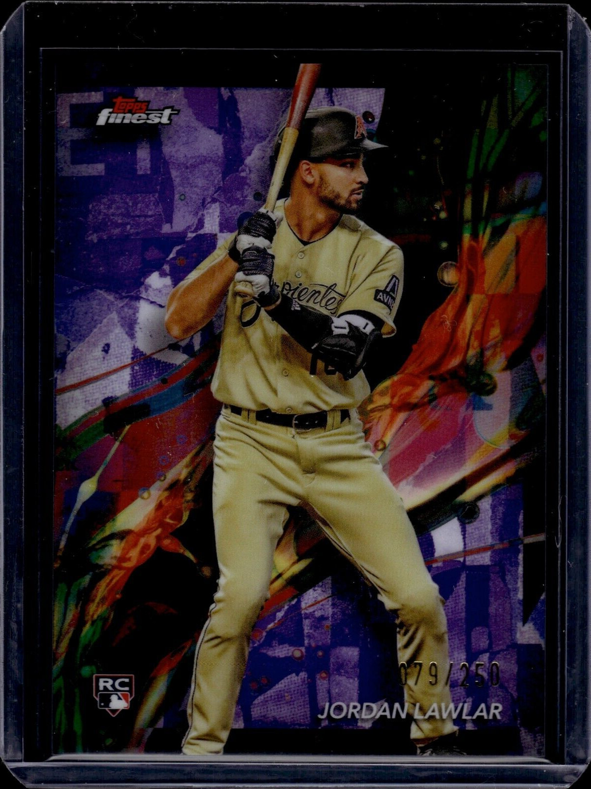 2024 Finest Purple Refractors #95 Jordan Lawlar RC 79/250