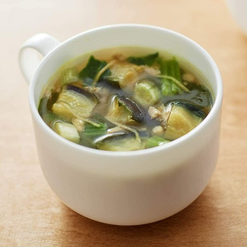 Sopa de miso liofilizada MUJI albóndigas de pollo verduras comida instantánea Japón 35,6 g - Imagen 72 de 78