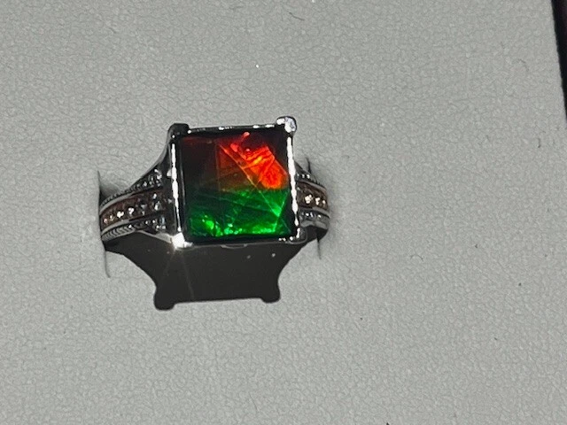 Beautiful KORITE Ammolite Ring! Ring size7 Certificate Authencity Included - Image 3 of 4