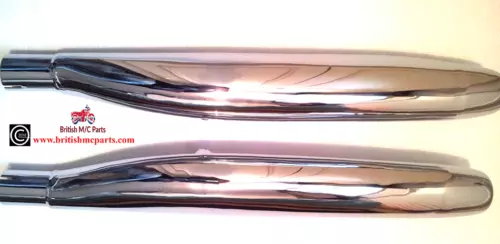 SILENCERS, Norton Navigator,  Electra ES400,Jubilee, Dominator, NM23767/8