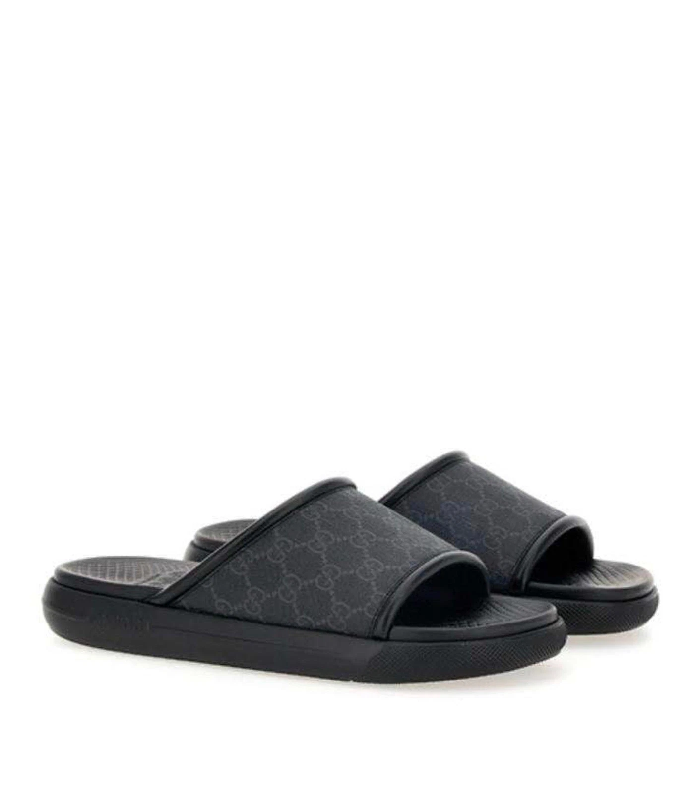 Sandales Gucci GG Supreme en toile à glissière (veuillez demander votre taille pour l'achat)