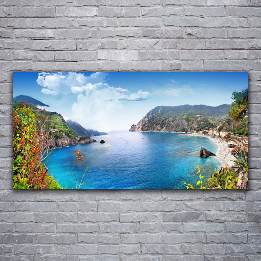 Tableau sur verre anti-humidité 120x60 cm pour décorer cuisine et salon