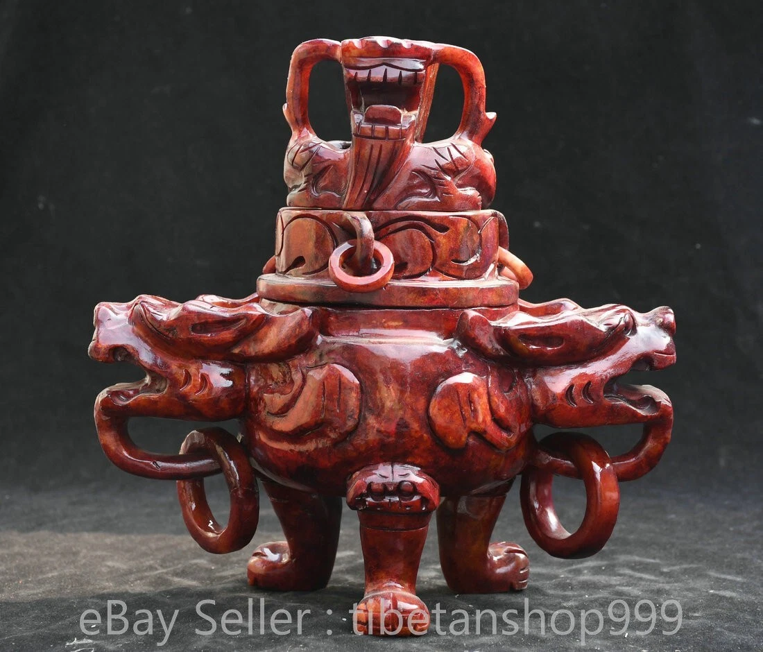 红宝石中国古董香炉| eBay