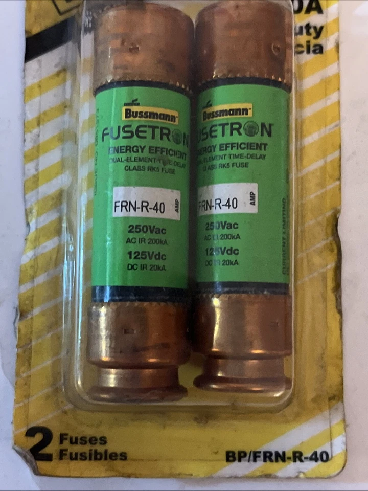 Fusibles bussman 40A de alta resistencia nuevos de stock Foto 3 de 3