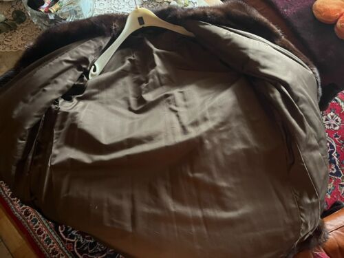 NERZJACKE braun PELZJACKE NERZ Kurzmantel MINK FUR echt KURZMANTEL - Bild 4 von 8