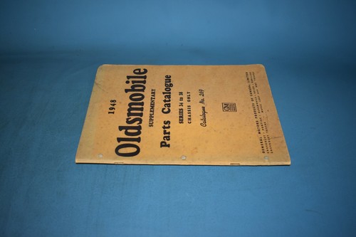 1948 Oldsmobile Parts Catalogue Supplement Series 34 to 38 Chassis Only List - Picture 2 of 11