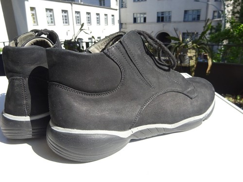 BÄR Damen Schuhe Stiefel Leder Nubuk Schwarz Germany Gr.40(UK6,5) TOP - Bild 9 von 17