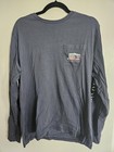 Vineyard Vines Men’s Size M Long Sleeve Navy Blue With Tailgating Whale Shirt